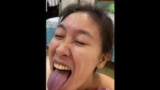 Teenie bitch humiliated spit on face and throat plowed.