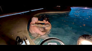 Hard core Cute Tub Live Threesome With Jasper Nyx And Luci Power