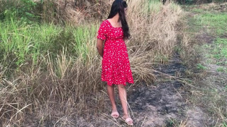 Sexy fresh college bitch from Indian country village took her to the bedroom and sexed her and spille