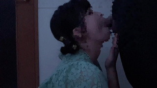 Female college student nutsblowjob massage & cum spilled from mouth