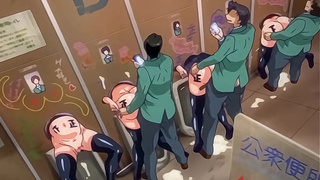 Anime - College Public Bathroom Fuck-Holes [Subtitled]