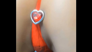 Sweet brunette extreme teasing TITSFUCK AND BUUT PLUG ANAL