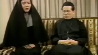 Asian old Priest and Nun
