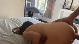 Horny Hispanic-thai Student Blows her Stepdad Anus and Gets Rammed before Class