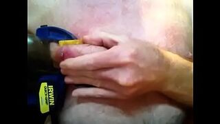 Nails being drilled into nipples - part four