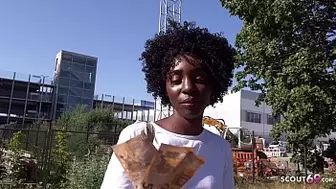 GERMAN SCOUT - EBONY DARK MILF ZAAWAADI REAL PUBLIC PICKUP SEX FOR CASH IN BERLIN