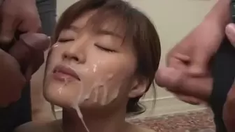 Uncensored Thai Bukkake two