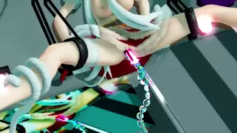 MMD Haku Hanging Machine Poked