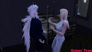 Shippuden Cap 6- Again the pervert harasses tsunade to manage to fuck her without anyone finding out sunade gives him a good hour then says I want anal