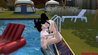 Milk Mother and Ex-Wife Epi three Pool Party Moms Slammed by Their Sons Perverted Mother and Sons Swap Wives Unfaithful Girls Ntr Sex-Party Butt Plowed Anime