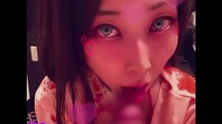 Ravishing Oriental Chick Likes Sex Exchanging Spits | Kimono / Yukata Cosplay | Short Version