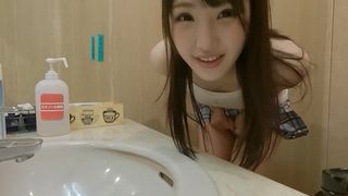 Sexy Chinese Idol⑤Exposed sex in ordinary cafe. I put toys in her and made her give me a bj.