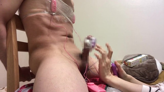 Develop a nipple with a rotor by binding a masochist fiance! Dong also torture the glans with a rotor