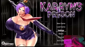 Karryn's Prison x Lovense [ Anime Game] Anal Group sex & Sextoy in prison