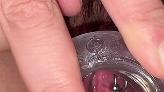 Perforated plug in the twat