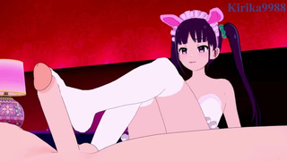 Yumechi and I have intense sex in a love hotel. - Akiba Maid War Asian cartoon