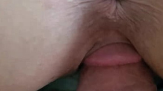 Destiny Mae's vagina and ass-hole is tight, watch her get rammed from ass part two of two