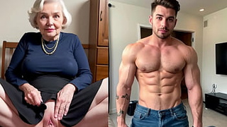 real 67 Years cougar granny extreme rough anal sexed